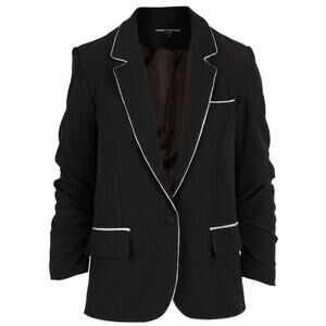 NWT Generation Love Madison Blazer - Black with White Trim, Extra Small